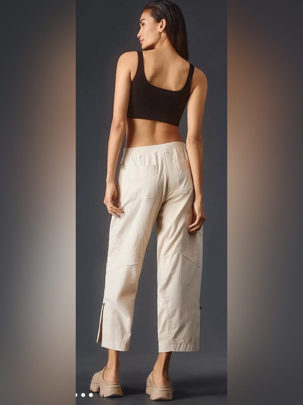 Daily Practice by Anthropologie Straight-Leg Ankle Pants NEW Size Medium - Picture 2 of 9